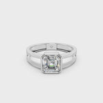 Load and play video in Gallery viewer, Arisa Emerald Solitaire Diamond Men Ring
