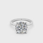 Load and play video in Gallery viewer, Emara Round Solitaire Diamond Womens Ring
