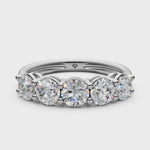 Load and play video in Gallery viewer, Maria Round Diamond 5 Stone Ladies Ring
