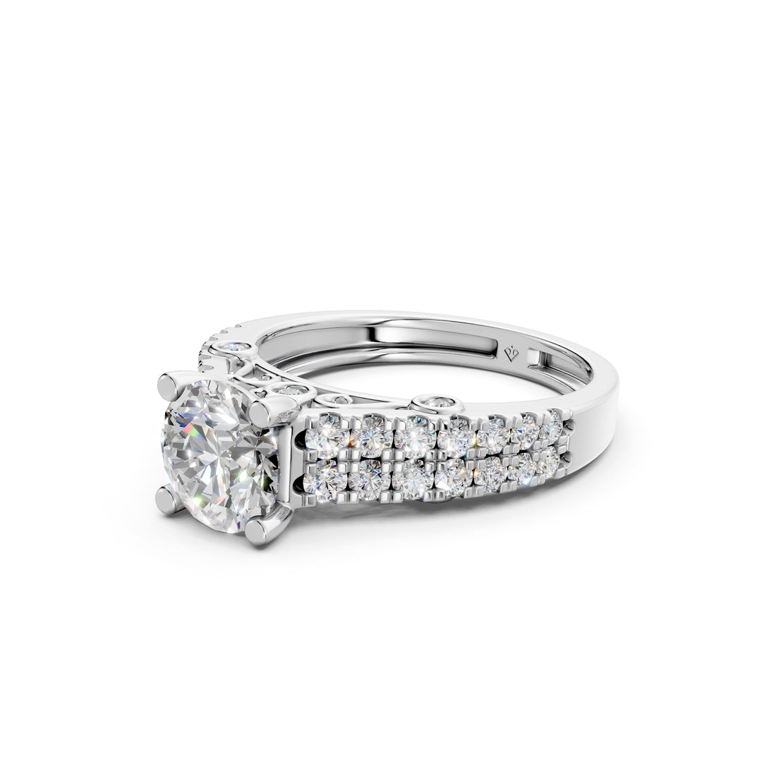 Cami Oval Solitaire Diamond Ladies Ring