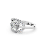 Load image into Gallery viewer, Amira Oval Solitaire Diamond Womens Ring
