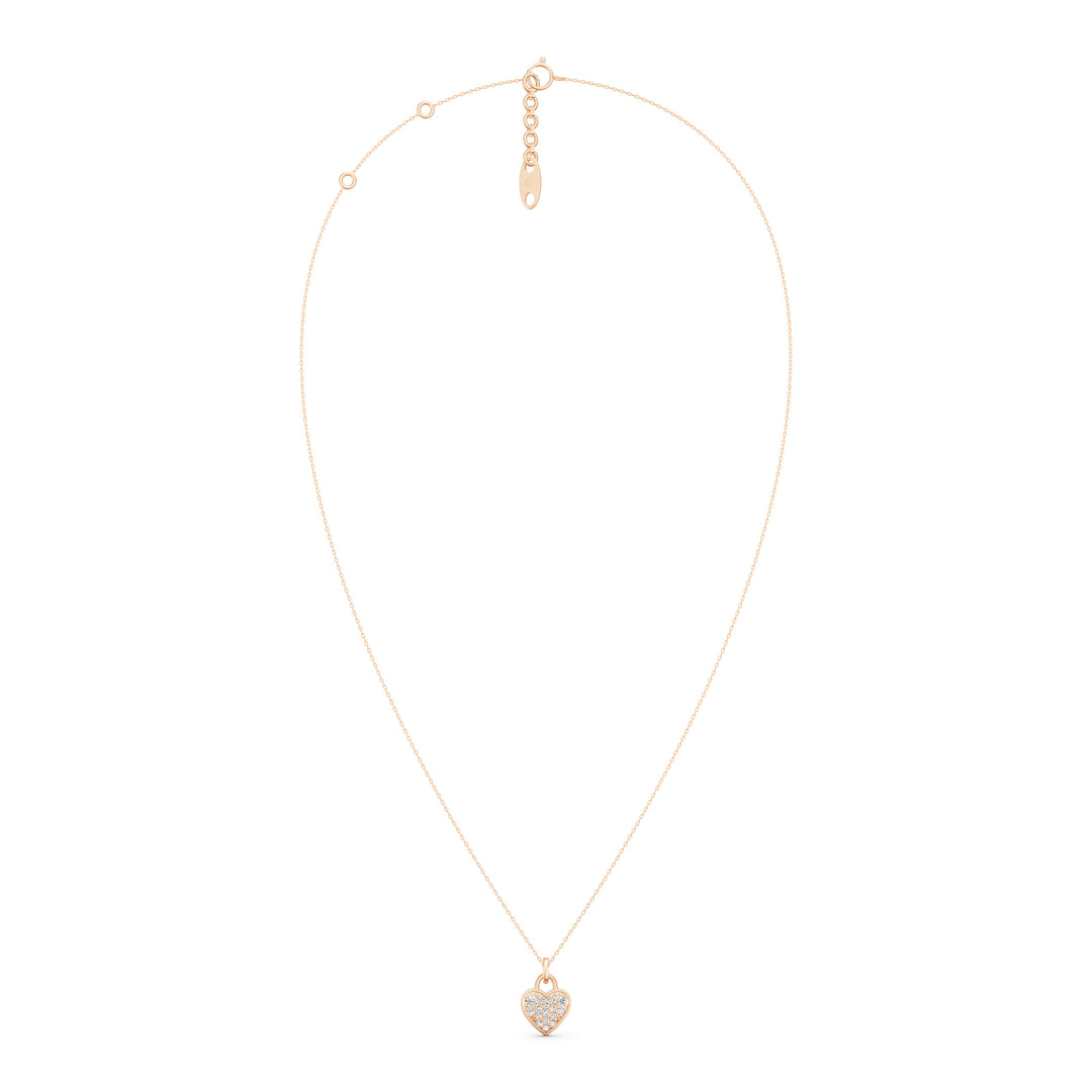Naria Diamond heart chain Pendent
