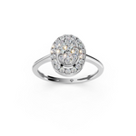 Load image into Gallery viewer, Ember Round Diamond Cluster Ladies Ring
