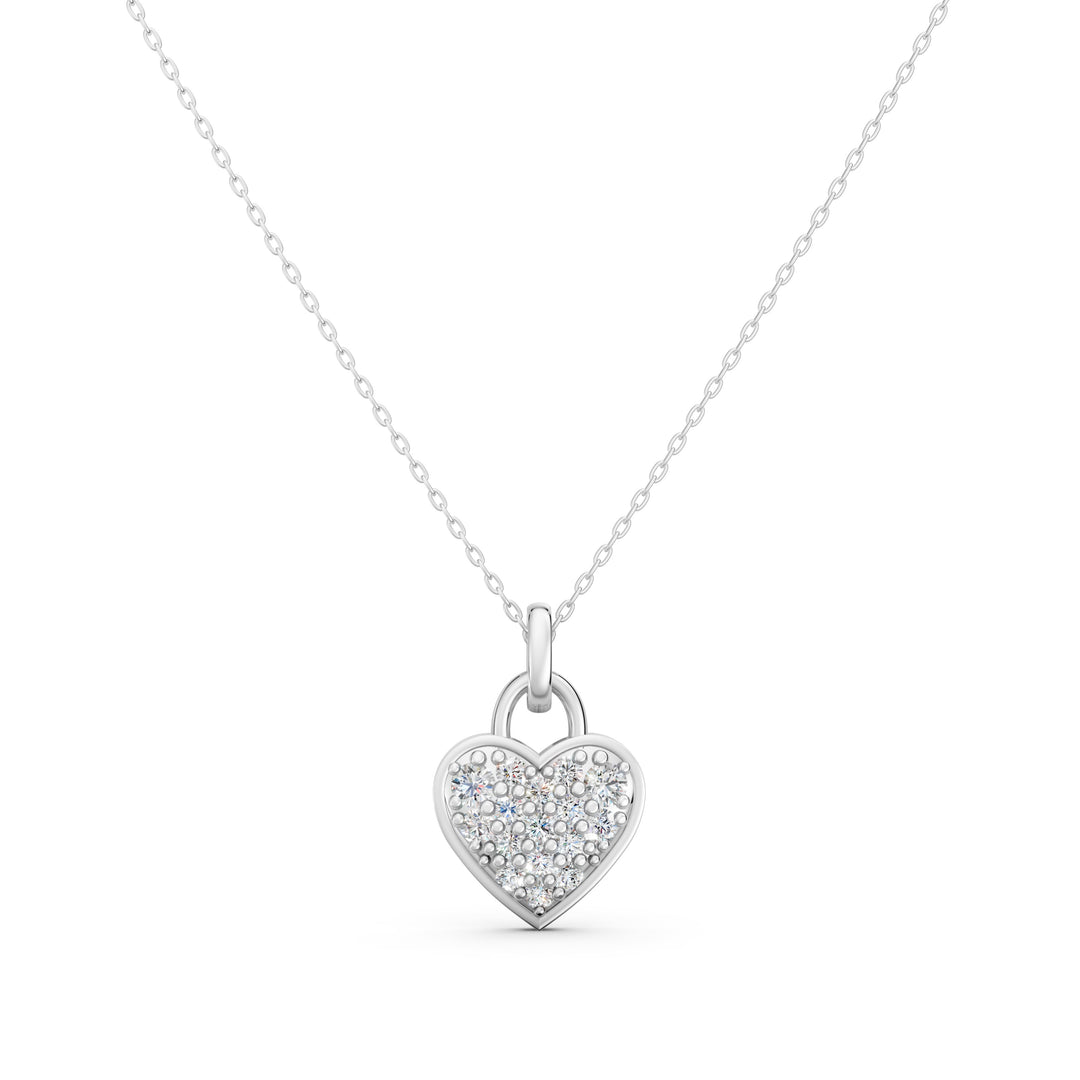 Naria Diamond heart chain Pendent