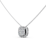 Load image into Gallery viewer, Sia Round Diamond Cluster Slider Ladies Pendant
